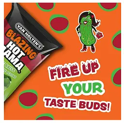 Жувальні цукерки Van Holten's Blazing Hot Mama Pickle Balls 100г - мініатюра 2