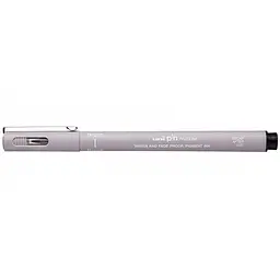 Лайнер-пензель Uni Pin Brush Fine Line світло-сірий 2 мм (PINBR-200(S) LIGHT GREY) - мініатюра 2