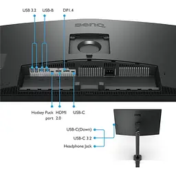 Монітор BenQ 31.5` PD3205UA (9H.LKGLA.TPE) [147895] - мініатюра 18