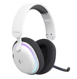 Ігрові бездротові навушники GamePro HSW-250 7.1 Bragi Asgard RGB Tri-Mod White - мініатюра 2