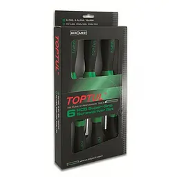 Комплект хрестових та шліцевих викруток 6 од. Toptul hoz0007683