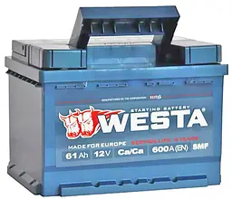 Автомобільний акумулятор WESTA 61 Ah / 600 A Premium R правий плюс (242x175x190) WPR610 - мініатюра 2