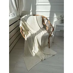 Плед Прованс Cotton молочний 120 х 200 см (039526) - мініатюра 6