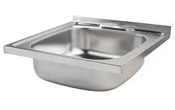 Кухонна мийка Brinex 5050 0.6 мм, врізна BRIN5050SAT06 - мініатюра 3