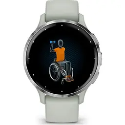 Смарт-годинник Garmin Venu 3S Silver Stainless Steel Bezel with Sage Gray Case and Silicone Band (010-02785-01/51) [111836] - мініатюра 7
