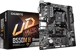 Материнська плата Gigabyte B550M H Socket AM4 (B550M H) Б/В - мініатюра 3