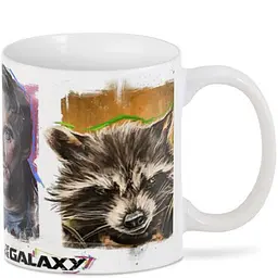 Кухоль GeekLand Галактики Guardians of the Galaxy троє GG.02.026 330 мл білий - мініатюра 2