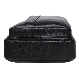 Чоловічий шкіряний рюкзак Keizer K12096-black - мініатюра 5