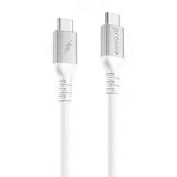 Кабель Proove ReGen Silicone Type-C to Type-C 60W (1m) white