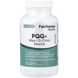 Інозитол + PQQ Fairhaven Health PQQ + Myo + D-Chiro Inositol Plus 120 капсул