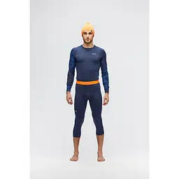 Термокапрі Salewa Cristallo Warm Alpine Merino Responsive Men M Синій