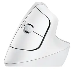 Миша бездротова Logitech Lift Bluetooth Vertical Ergonomic White (910-006496) - мініатюра 4