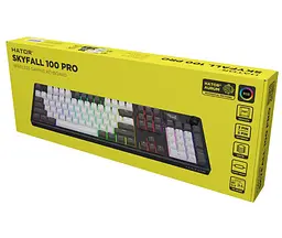 Клавіатура ігрова механічна HATOR HTK-4100-UA Wireless Skyfall 100 PRO Black-White Aurum Vanila Silent switches - мініатюра 7