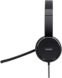 Гарнітура Lenovo ПК стерео On-ear 100 USB 1.8 м чорний (4XD0X88524) - мініатюра 3