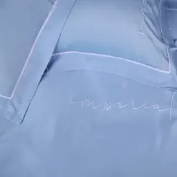 Комплект постільної білизни MirSon Imperial Tencel №04 Blue 175 х 210 см (2200010754292) - мініатюра 5