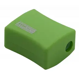 Точилка Buromax ALFA, RUBBER TOUCH з контейнером 2 отвори (BM.4778-1) - мініатюра 5