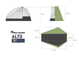 Намет Sea to Summit Alto TR1 Plus Зелений (1033-STS ATS2039-02160402) - мініатюра 9