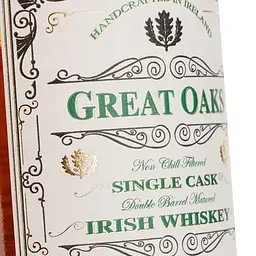 Віскі Great Oaks Single Cask Irish Whiskey 46% 0.7 л - мініатюра 3