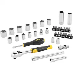 Набір інструментів Stanley 3/8"в кейсі, 45 шт