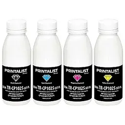 Тонер HP CLJ CP1025/M175/M275 SET Black 40г/Сolor 35г Printalist (TR-CP1025-SET-PL)