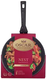 Сковорода з кришкою Oscar Nest, 24 см (6683338)