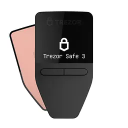 Апаратний гаманець для криптовалют Trezor Model Safe 3 Galactic Rose (TMS3GR)