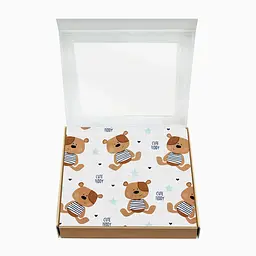 Пелюшка муслінова 80x100 Teddy Bear COSAS (4822052226346) - мініатюра 2