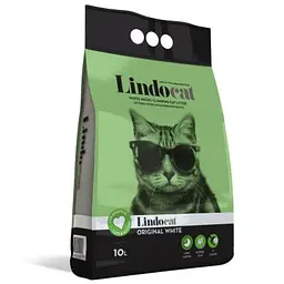 Бентонітовий наповнювач Lindocat з гранулами дрібного розміру без аромату 10 л