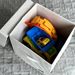 Короб  ORGANIZE  з кришкою 30*30*30 см (білий) - мініатюра 3