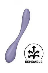 Вібратор для точки G Satisfyer G-Spot Flex 5+ 23 см бузковий - мініатюра 4