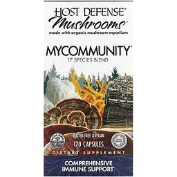 Підтримка імунітету комплекс із 17 грибів Fungi Perfecti Mushrooms Comprehensive Immune Support 120 капсул - мініатюра 2