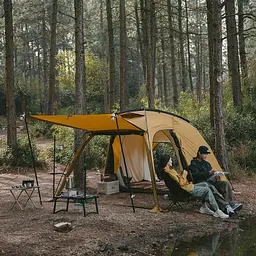 Чотиримісний двокімнатний намет Naturehike CNH22ZP028 (Гірчичний) - мініатюра 4