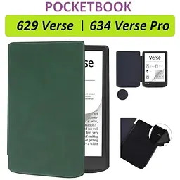 Чохол-книжка BeCover Smart Case для PocketBook 629 Verse / 634 Verse Pro 6" Dark Green (710453) - мініатюра 3