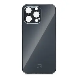 Чехол-накладка для Apple iPhone 15 Pro Max, Replica MagSafe, черный, противоударный защитный чехол с магнитным кольцом MagSafe, защита всего корпуса, TPU+PC, зеркальный, выступающий бортик вокруг экрана, ArmorStandart (ARM76235)