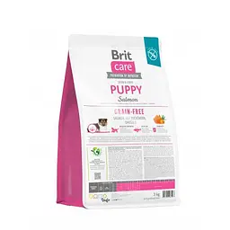 Сухий корм Brit Care Dog Grain-free Puppy для цуценят, беззерновий з лососем, 3 кг - мініатюра 5