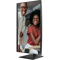 Монітор TFT 27" AOC U27E4CV, 4K UHD, IPS, 2xHDMI, DP, USB-C, RJ-45, USB hub, HAS, Pivot,  кол., чорний (U27E4CV)