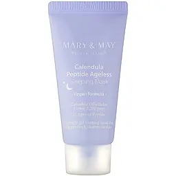 Нічна антивікова маска з пелюсток календули Mary&May Calendula Peptide Ageless Sleeping Mask 30 г 30 г