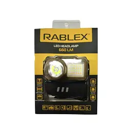 Ліхтар налобний акумуляторний Rablex RB 953 LED з датчиком руху червоним підсвічуванням - мініатюра 2