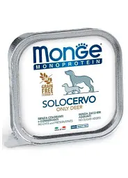 Консерви для собак Monge Dog Solo 100% оленина 150 г