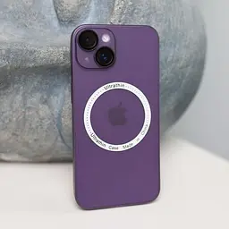 Ультратонкий чохол CasePro Ultra Thin MagSafe із захистом камери Purple для iPhone 14 Plus - мініатюра 2