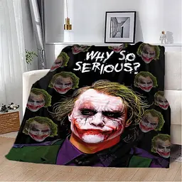 Плед 3D Джокер Why so serious? 20222402_B 11607 135х160 см