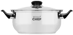 Каструля Bravo Chef з кришкою та бакелітовими ручками 16 см 1.1 л (BC-2002-16) - мініатюра 2
