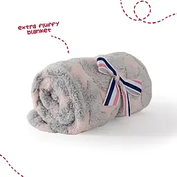 Плед Perletti Toys Allie Elephant з м'якою іграшкою 120x80 см сірий/рожевий (P13068) - мініатюра 2