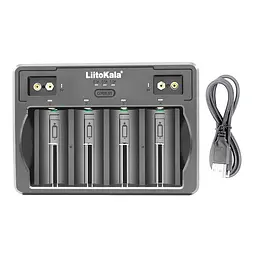 Зарядний пристрій LiitoKala Lii-D4 Type-C Чорний (2229913918)