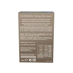 Збудливі краплі для чоловіків, 30ml Samurai Drops - мініатюра 2