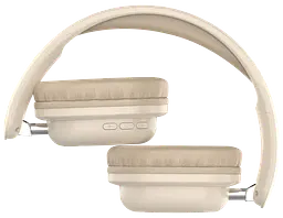 Навушники бездротові Defender FreeMotion B640 bluetooth бежевий (63642) (7191841) - мініатюра 3