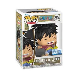 Игровая фигурка Funko POP! Луффи с флагом 9,6 см виниловая для коллекционирования