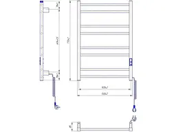 Сушарка для рушників Ardesto Square-TR K (6.1.0702.06.WM) - мініатюра 6