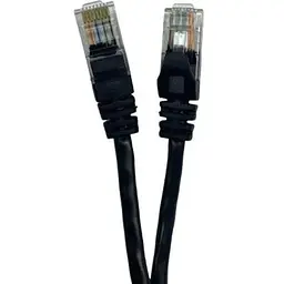 Патч-корд 1м UTP cat.5e, CU, 24AWG, black GEAR (GPC-UTPCURJ45-1B)