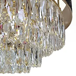 Овальна кришталева люстра Art 88205/80*35BK - мініатюра 2